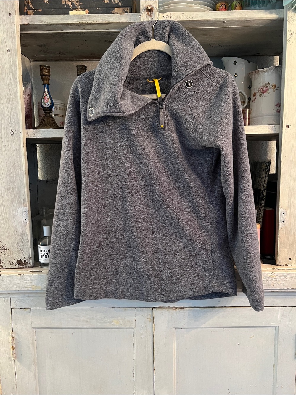 Lole Heather Gray Funnel Collar Pullover Size S brand new !!!!